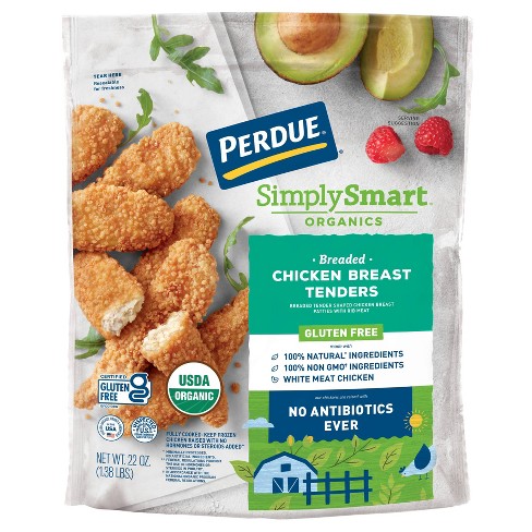 Perdue Simply Smart Organics Gluten Free Breaded Chicken Breast Tenders - Frozen - 22oz - image 1 of 4