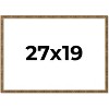 PosterPalooza | Textured Gold Picture Frame - UV Acrylic, Backing Board, Hanging Hardware Included - 3 of 4
