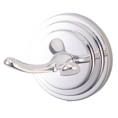 Double Robe Hook - Chrome 