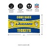Evergreen Come Back with Tickets Los Angeles Rams 28" x 16" Woven PVC Indoor Outdoor Doormat - 2 of 4