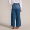 Lands' End Women's Denim High Rise Extra Wide Leg Crop Jeans - 2 of 4