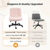 Karl Home | Tufted Teddy Fleece Swivel Chair With Reclining And Foot Studs - 3 of 4