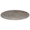 vidaXL Table Top Gray Ø15.7"x1" Marble - 2 of 4