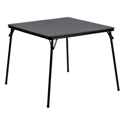 Flash Furniture Madelyn Black Folding Card Table Lightweight Portable   GUEST Add8b3b6 2705 4379 A657 2a067d9266b7