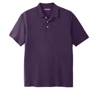 KingSize Men's Big & Tall Shrink-Less Piqué Polo Shirt