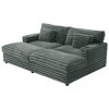 Polibi Oversized Double Chaise Lounge Sofa with Cup Holders and USB Ports - 4 of 4