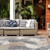 World Rug Gallery Tropical Floral Modern Indoor/Outdoor Area Rug - 2 of 4
