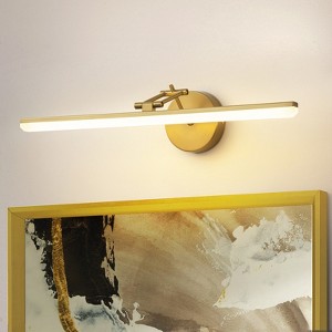Rennnsan Camirel 22"W Hardwired 1-Light Linear Modern Dimmable Picture Light - 1 of 4