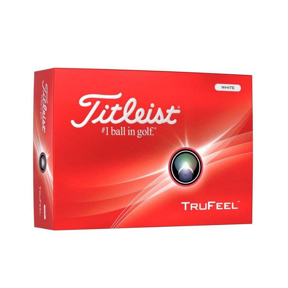 Photos - Golf Titleist TruFeel  Balls 12pk - White: Fill, Ionomer Shell