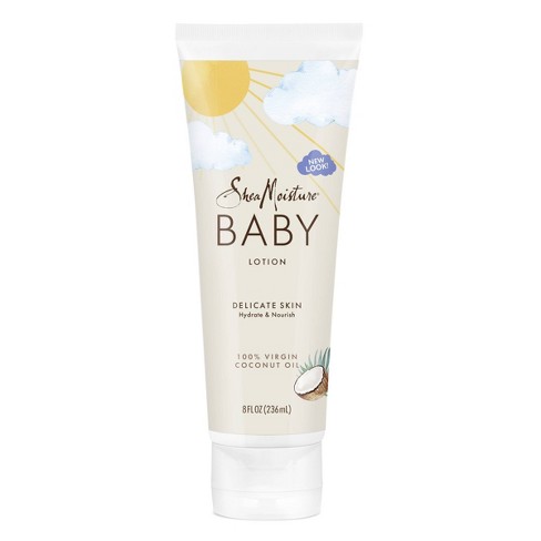 SheaMoisture Baby Lotion 100% Virgin Coconut Oil Hydrate & Nourish for Delicate Skin - 8 fl oz - image 1 of 4