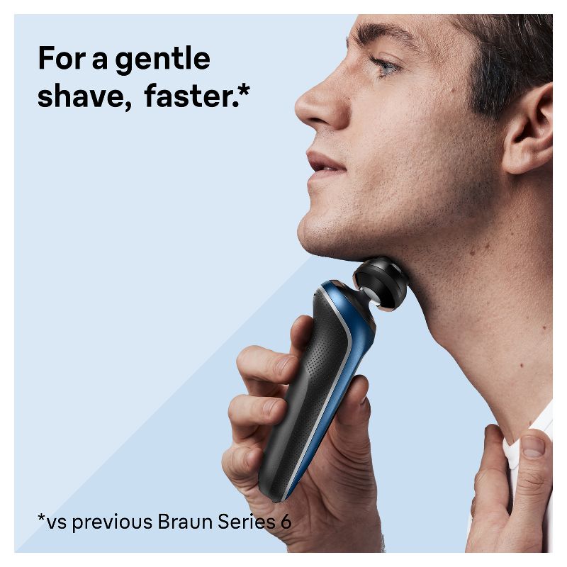 Braun Series 6-6120 Rechargeable Wet &#38; Dry Shaver, 3 of 9