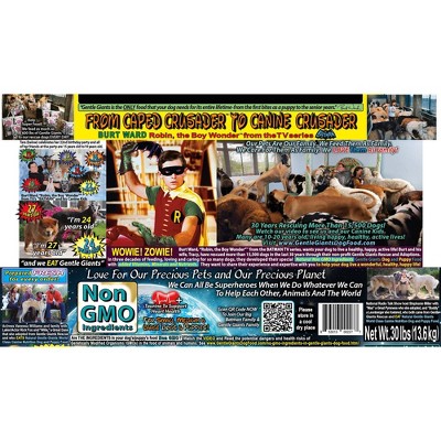 Gentle Giants Chicken Meal and Oatmeal Dry Dog Food, 30 lbs