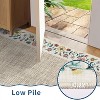 Area Rugs for Living Room Bedroom Modern Floral Bordered Rug Non-Slip Low Pile Accent Carpet Soft Foldable Rug Home Decor - 3 of 4