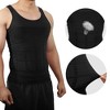 Unique Bargains Men Body Slimming Tummy Shaper Underwear Stretch Shapewear Waist Girdle Shirt Nylon - 3 of 4