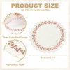 Unique Bargains Wedding Christmas Decoration Round Food Lace Trim Paper Placemats - 2 of 4