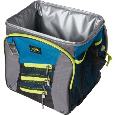 THERMOS Radiance 12 Can Soft Cooler bag Black AUTHENTIC Cold Storage 