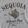 Men's Sequoia National Park Black Bear Icon Crewneck Sweatshirt - 2 of 4