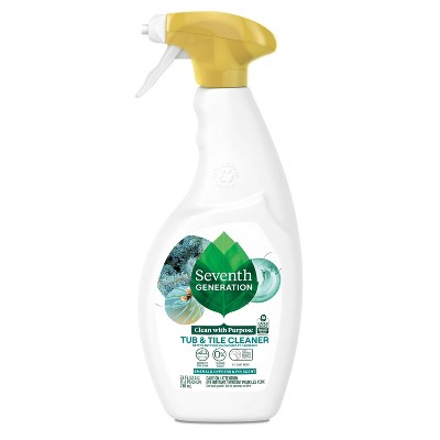 Method Eucalyptus Mint Cleaning Products Bathroom Cleaner Tub + Tile Spray  Bottle - 28 Fl Oz : Target