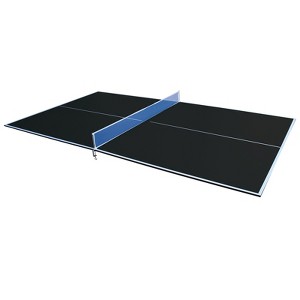 Dexmalle 9ft Black Foldable & Portable Table Tennis Table Top for Indoor Games - 1 of 4