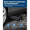 Acekool 25 Gallon Oil Drain Pan Cart, Low Profile Oil Change Pan with 8ft Hose, Folding Handle, Rolling Wheels, Garage Tool for Car, SUV, Truck, RV - 2 of 4