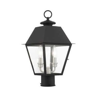 Livex Lighting Mansfield 2 - Light Post Light in  Black