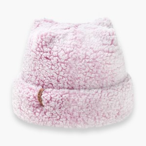 Turtle Fur Four Point High Pile Recycled Fleece Hat - Adult Comfort Lush Winter Cap, Dusty Rose - 1 of 2