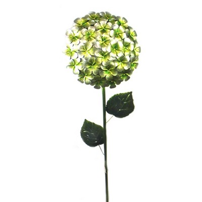 Home & Garden 44.0" White Hydrangea Stake Garden Accent Flower Regal Art & Gift  -  Decorative Garden Stakes