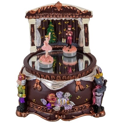 Northlight Dancing Nutcracker and Ballerina Christmas Music Box - 5.75"
