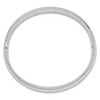Black Bow Jewelry 10mm 14k White Gold High Polished Domed Hinged Bangle Bracelet - 2 of 4