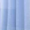 RT Designers Collection Dexter Linen Texture Grommet Sheer Light Filtering Window Curtain Panel 54" x 90" Blue - 4 of 4