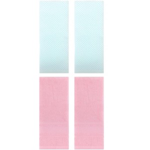 REGALWOVEN 4 Pcs Cotton Soft Absorbent Waffle Hand Towel for Bathroom - 1 of 4