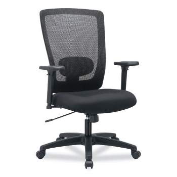 Alera Alera Envy Series Mesh High-Back Multifunction Chair, Supports Up to 250 lb, 16.88" to 21.5" Seat Height, Black