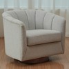 XIYUYEU Swivel Accent Chair, 360-Degree Swivel Armchair with Wooden Base, for Living Room, Bedroom - 2 of 4