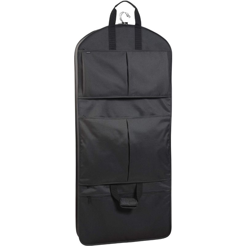 WallyBags 48" Deluxe Tri-Fold Travel Garment Bag with three pockets, 2 of 7