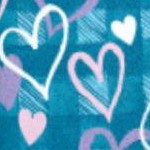 deep teal hearts