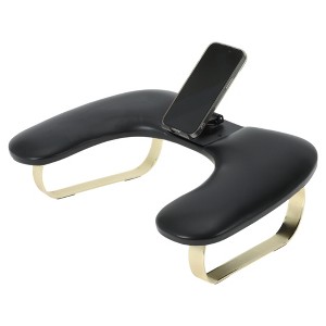 Unique Bargains Nail Arm Rest with 360° Rotating Phone Holder 1 Pc - 1 of 4