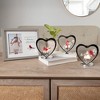 Pavilion Gift Company - Heaven In Our Home - 4.75" Cardinal Tea Light Heart Candle Holder Memorial Bereavement Funeral - 3 of 4