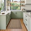 homfan Scalloped Washable Rug w/ Non-Slip Back - Modern Low-Pile Carpet for Living Room, Bedroom - 3 of 4