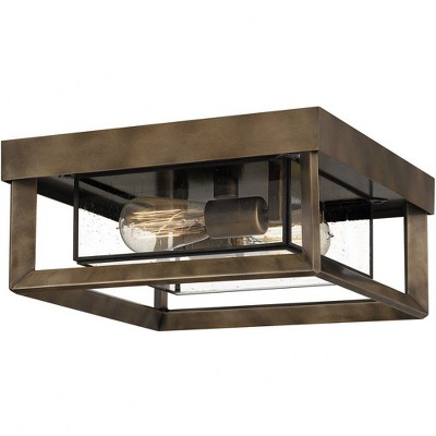 Quoizel Lighting Infinger 2 - Light Flush Mount in  Statuary Bronze