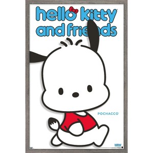 Trends International Hello Kitty and Friends: Hello - Pochacco Feature Series Framed Wall Poster Prints - 1 of 4