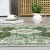 Washable Boho Rug Ultra-Thin Distressed Vintage Rug Low-Pile Floor Carpet Stain Resistant Rugs for Living Room Bedroom Dining Room Office - 4 of 4