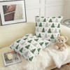 Christmas Tree Pillow Covers 18x18 Set of 2 Green Xmas Decorative Throw Pillow Cases Neutral - 3 of 4