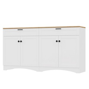 YOOCOZZ TV Stand for TVs Up to 70" with 2 Drawers and Adjustable Shelves - 1 of 4