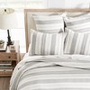 Monroe Stripe Grey Duvet Set - Levtex Home - image 3 of 4