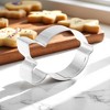 Unique Bargains Cookie Mould Cutter Grape Cluster Cookie Cutter Dishwasher Safe Stainless Steel Silver Tone 1Pcs - 2 of 4