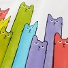 MyKids-USA Summer Girls’ Cartoon Cats Pattern Printed T-shirt in European and American Style - 4 of 4