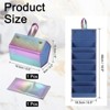 Unique Bargains Portable Leather Travel Sunglasses Eyewear Accessories Organizer - 2 of 4