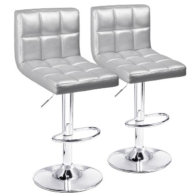 LACOO 33" - 44" Bar Height Adjustable Swivel Barstool