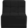 Meridian Furniture,Relax Velvet Armless Chair - 4 of 4