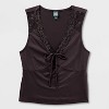Women's Tie-Front Lace Tank Top - Wild Fable™ - 4 of 4